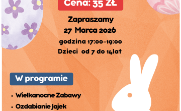 Warsztaty wielkanocne dla dzieci!